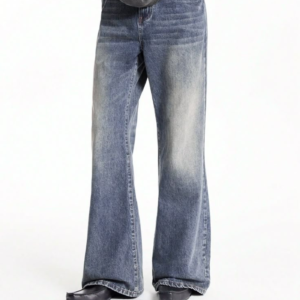 Retro Fade Flared Jeans