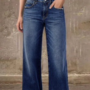 Classic High-Waist Wide-Leg Jeans