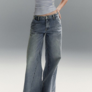 Vintage Fade Wide-Leg Jeans